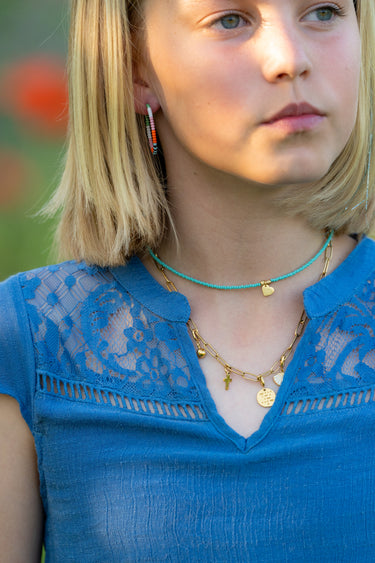Heart Beaded Choker